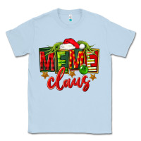 Dusty Blue Christmas meme claus Classic Tee - FaDigitalArtStudio