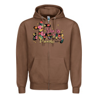 Chestnut she is strong proverbs 31 25 Zipper Hoodie - JahusDesignShop