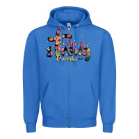 True Royal she is strong proverbs 31 25 Zipper Hoodie - JahusDesignShop
