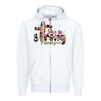 White she is strong proverbs 31 25 Zipper Hoodie - JahusDesignShop