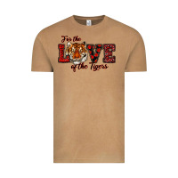 For The Love Of The Tigers Red Vintage Tee | Teevron