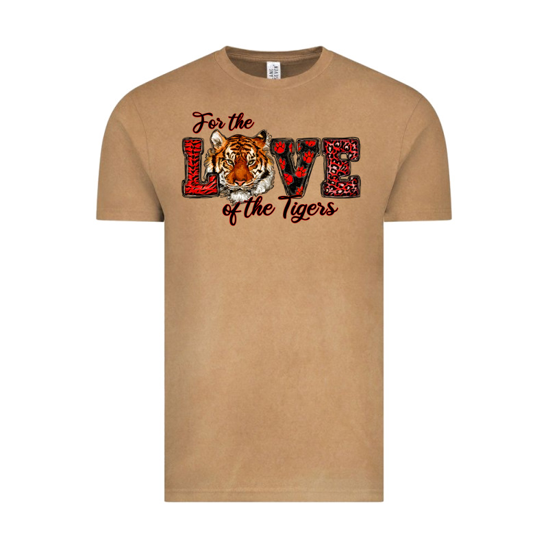 For The Love Of The Tigers Red Vintage Tee by RanaPortraitStore | Teevron
