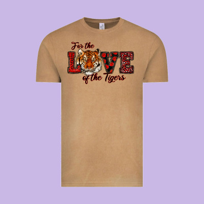 Vintage Tee for the love of the tigers red