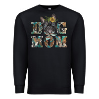 Black dog mom french bulldog Premium Sweatshirt - BarkalooDesign
