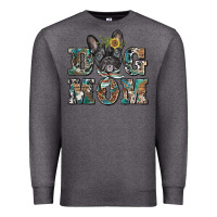 Charcoal Heather dog mom french bulldog Premium Sweatshirt - BarkalooDesign