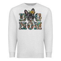 Oatmeal Heather dog mom french bulldog Premium Sweatshirt - BarkalooDesign