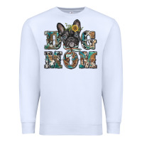 White dog mom french bulldog Premium Sweatshirt - BarkalooDesign