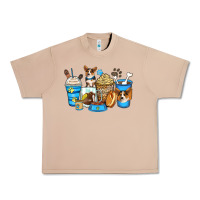 Burro corgi coffee cups Urban Heavy Tee - Zillion Design Studio