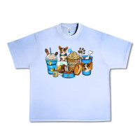Grape Ice corgi coffee cups Urban Heavy Tee - Zillion Design Studio