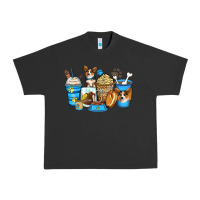 Pigment Black corgi coffee cups Urban Heavy Tee - Zillion Design Studio
