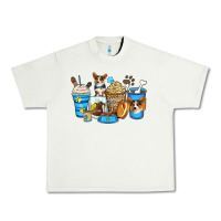 Pistachio corgi coffee cups Urban Heavy Tee - Zillion Design Studio