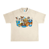 Sandshell corgi coffee cups Urban Heavy Tee - Zillion Design Studio