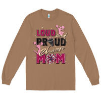 Toasted Coconut loud and proud cheer mom Long Sleeve Tee - Zillion Design Studio