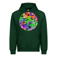 Forest Green halloween round earrings 4 Urban Hoodie - BundleAndBundleShop