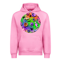 Fuchsia Pink halloween round earrings 4 Urban Hoodie - BundleAndBundleShop