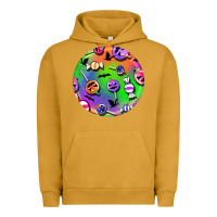 Pigment Peanut Butter halloween round earrings 4 Urban Hoodie - BundleAndBundleShop