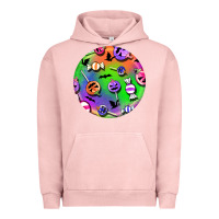 Pigment Salmon halloween round earrings 4 Urban Hoodie - BundleAndBundleShop