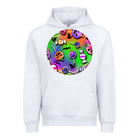 White halloween round earrings 4 Urban Hoodie - BundleAndBundleShop