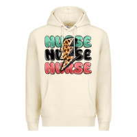 Sandshell nurse leopard lightning bolt Premium Hoodie - MaliasSmallBusiness