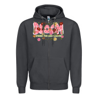Smoke bloom where you are planted Zipper Hoodie - JahusDesignShop