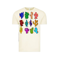 Christmas Glitter Cactus Vintage Tee | Teevron