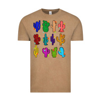 Vintage Coffee christmas glitter cactus Vintage Tee - Zillion Design Studio