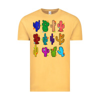 Vintage Mustard christmas glitter cactus Vintage Tee - Zillion Design Studio
