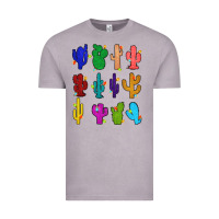 Vintage Zinc christmas glitter cactus Vintage Tee - Zillion Design Studio