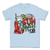 Dusty Blue sweet summer time Classic Tee - SublimationCraftShop