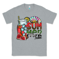 Heather Grey sweet summer time Classic Tee - SublimationCraftShop