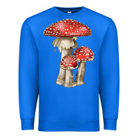 True Royal Autumn Mushroom Illustrations Premium Sweatshirt - LillyAllenDesigns