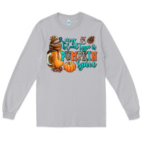 Moon Dust my blood type is pumpkin spice Long Sleeve Tee - AdoDesignShop