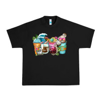 Black skeleton summer coffee cups Urban Heavy Tee - Zillion Design Studio