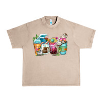 French Oak skeleton summer coffee cups Urban Heavy Tee - Zillion Design Studio