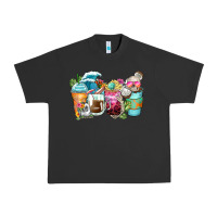 Pigment Black skeleton summer coffee cups Urban Heavy Tee - Zillion Design Studio