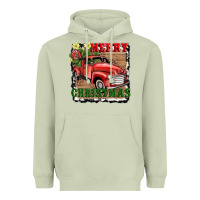 Matcha merry christmas with truck Heavyweight Hoodie - AdoDesignShop
