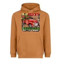 Meerkat merry christmas with truck Heavyweight Hoodie - AdoDesignShop