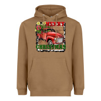 Toasted Coconut merry christmas with truck Heavyweight Hoodie - AdoDesignShop