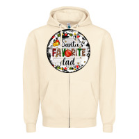 Sandshell christmas  santas favourite Zipper Hoodie - AdoDesignShop