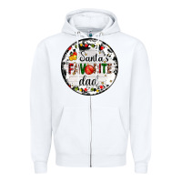 White christmas  santas favourite Zipper Hoodie - AdoDesignShop