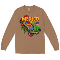 Toasted Coconut mexico map Long Sleeve Tee - CTS Tumbler Store