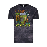 Cloud Black camp more worry less Vintage Tee - texasbilliewilder