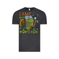 Vintage Black camp more worry less Vintage Tee - texasbilliewilder