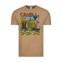 Vintage Coffee camp more worry less Vintage Tee - texasbilliewilder