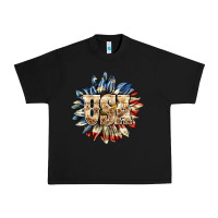 Black usa sunflower billie wilder Urban Heavy Tee - texasbilliewilder
