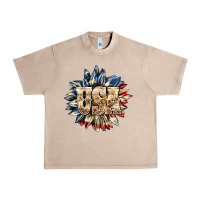 French Oak usa sunflower billie wilder Urban Heavy Tee - texasbilliewilder