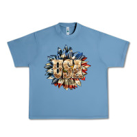 Pebble Blue usa sunflower billie wilder Urban Heavy Tee - texasbilliewilder
