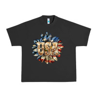 Pigment Black usa sunflower billie wilder Urban Heavy Tee - texasbilliewilder