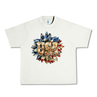 Pistachio usa sunflower billie wilder Urban Heavy Tee - texasbilliewilder