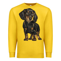 Lemon dachshund Premium Sweatshirt - BarkalooDesign